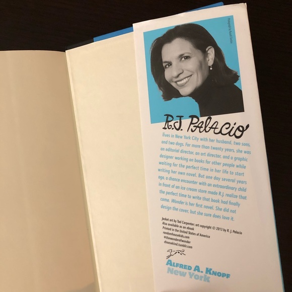 “Wonder” Hard Back Book (New/Unused) - Picture 7 of 8